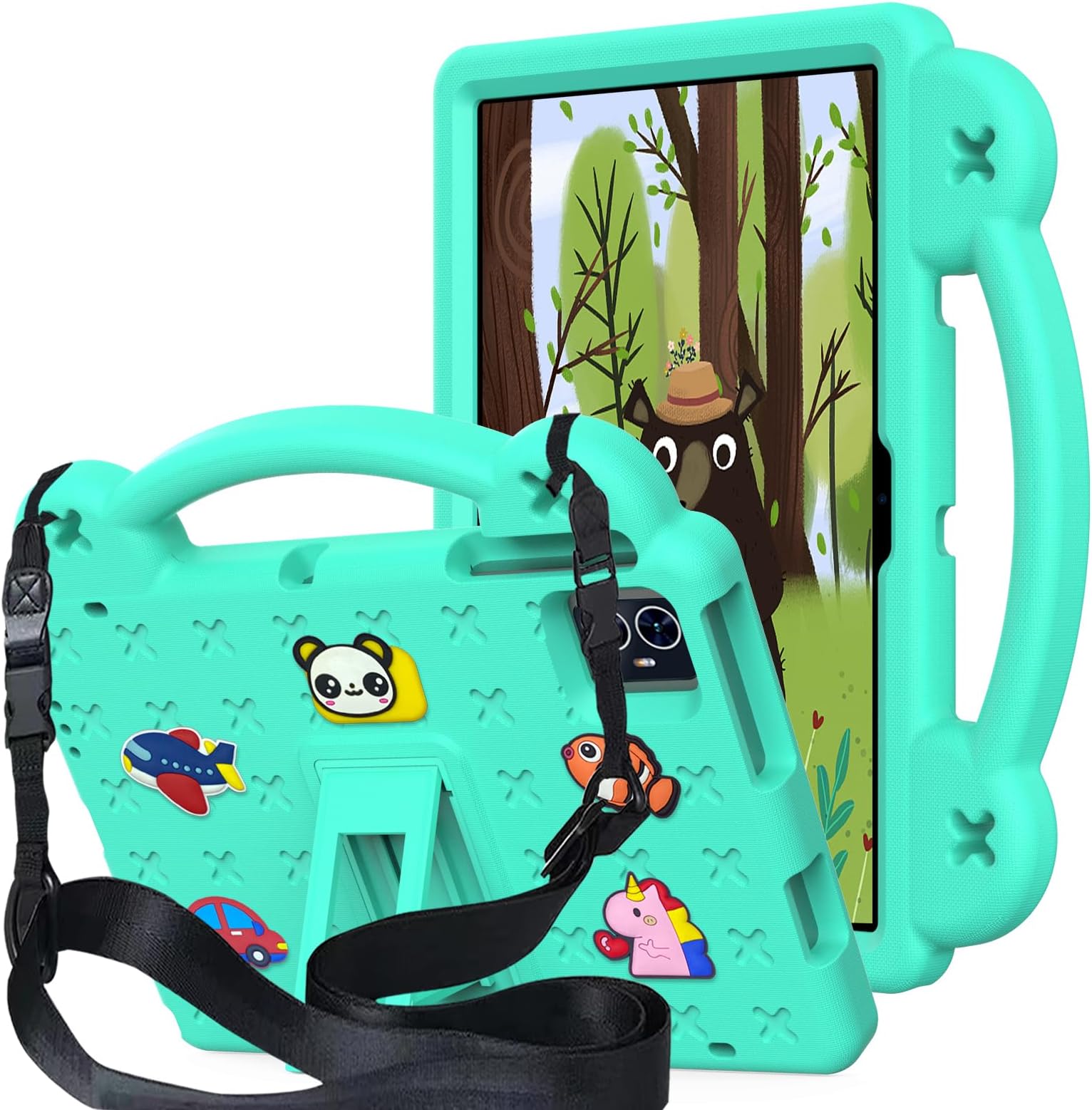 Custodia Tablet Kebiory Per Walmart Onn 10.1 2024 - Antiurto Con Tracolla E Stand | Protezione Bambini