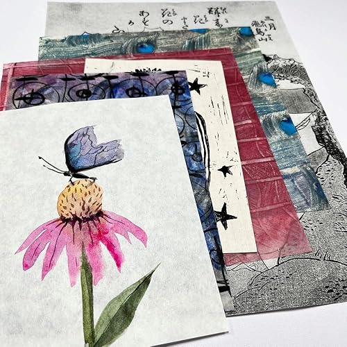 Miniatura 3 de Yasutomo Papel Asagami 9 1/2 x 10 3/4 pulgadas, 20 hojas (6AG)