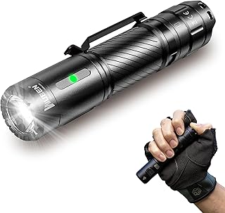 WUBEN C3 LED Torche Super Bright Rechargeable 1200 Lumens, Tactical Mini Flashlight Powerful Torch Battery Powered, IP68 Waterproof Pocket Handheld Flashligh for Camping, Hiking, Emergency