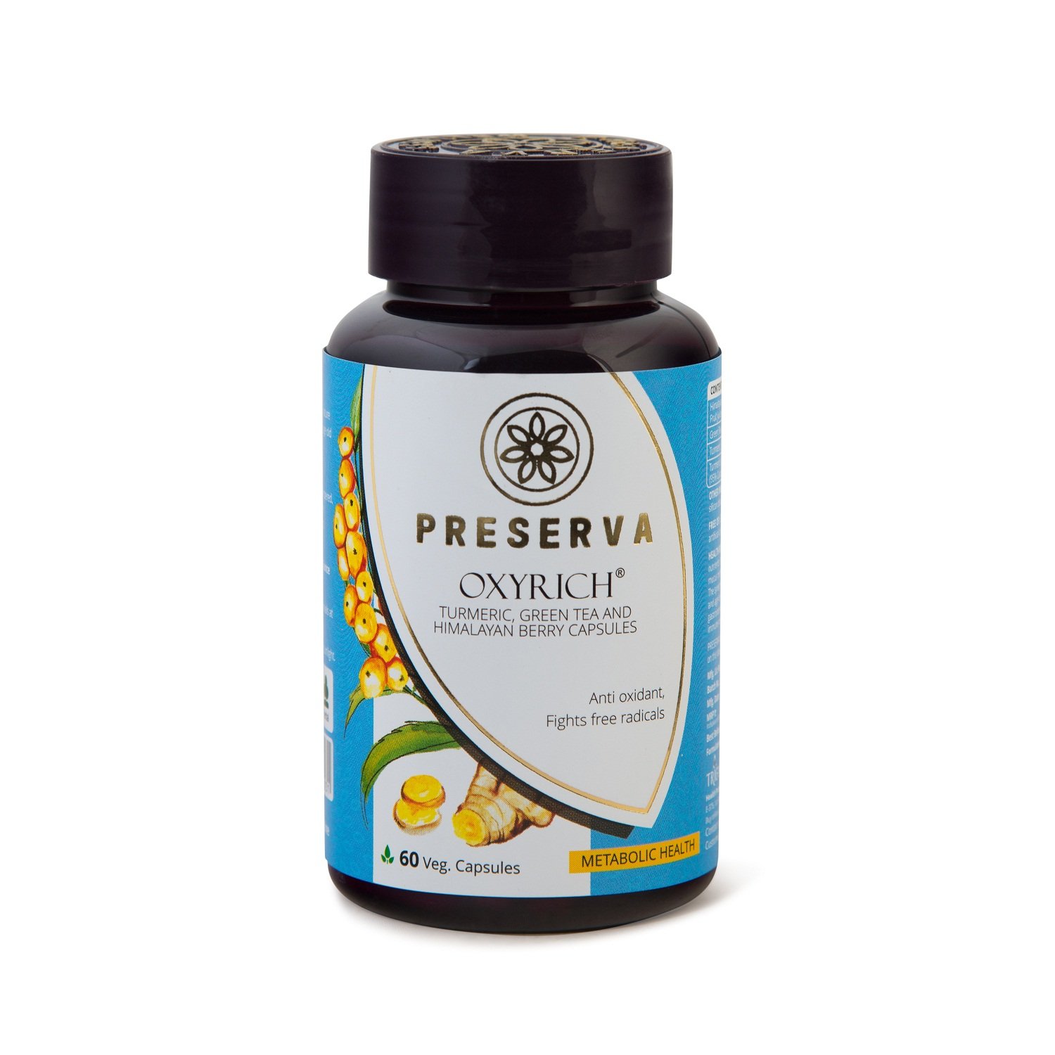 Preserva Wellness Oxyrich For Skin Care - 60 Capsules
