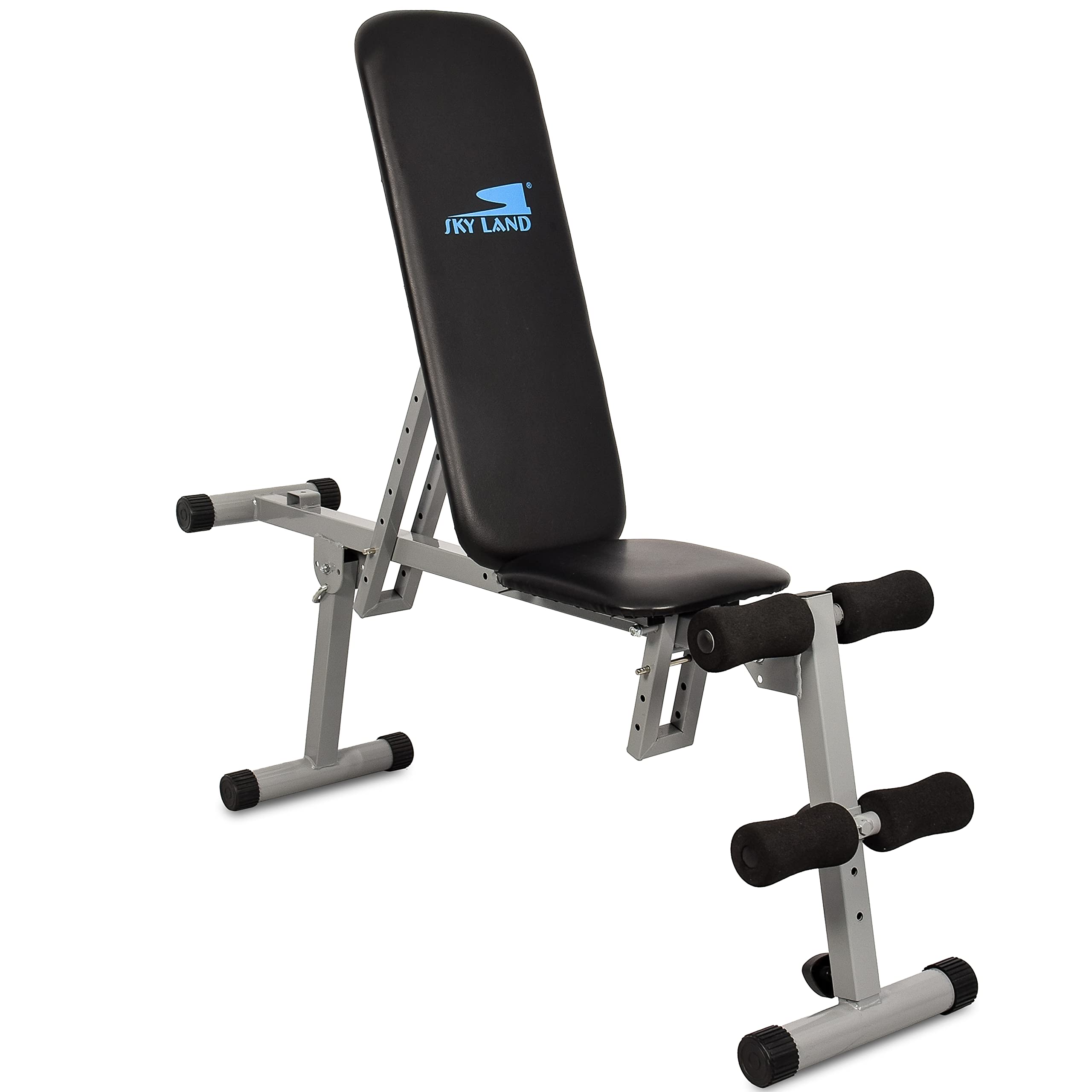 Adjustable Bench for Home Gym, Multifunctional Sit-Up Bench Press with Foldable Design, Heavy-Duty Metal Frame, Full-Body Workout - EM-1525