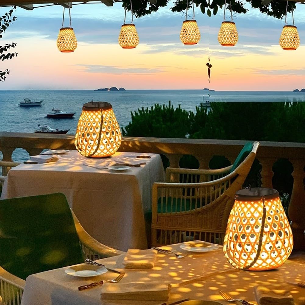 per lampada per solare Portatile per stile Vintage per Giardino