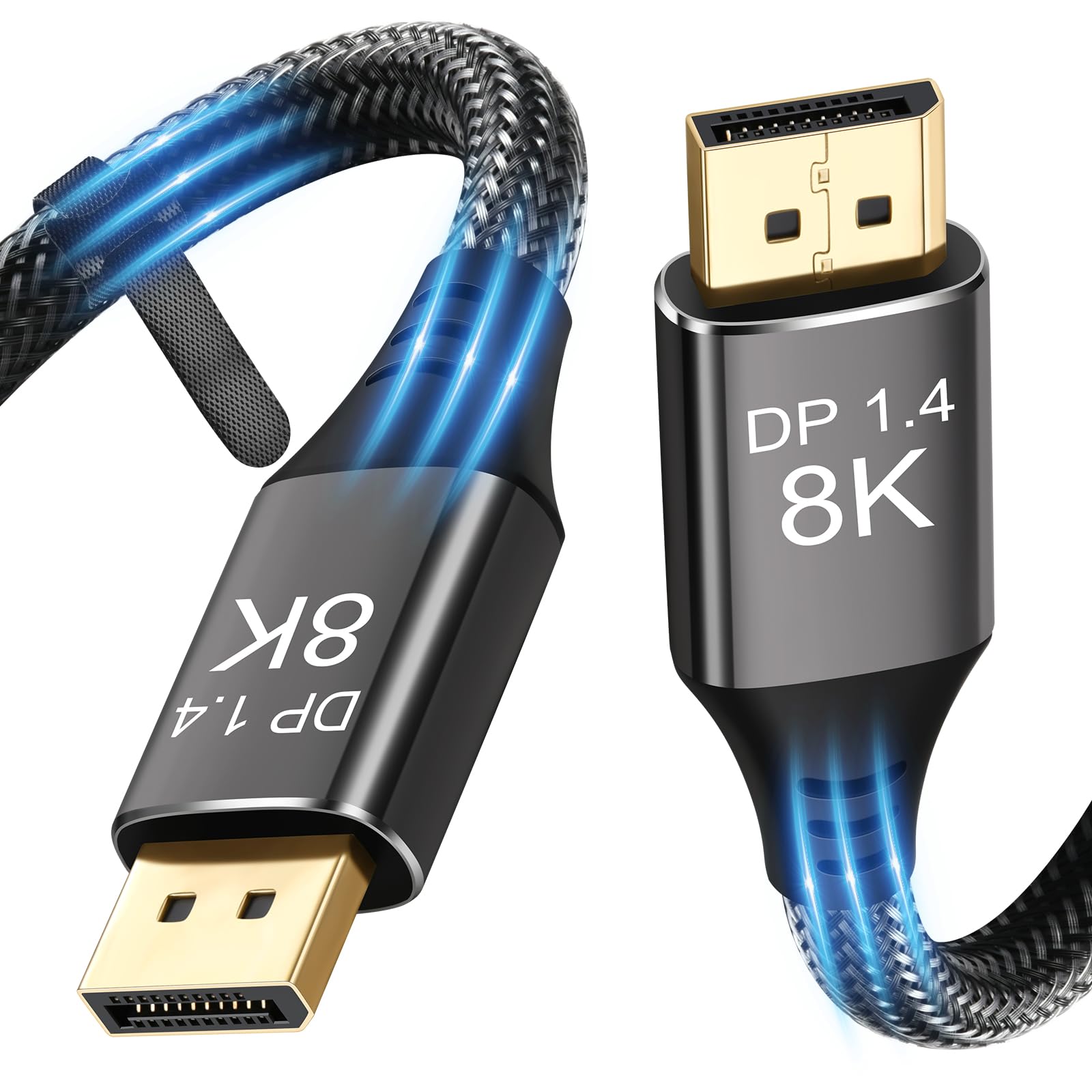 ANNNWZZD 8K Câble DisplayPort V1.4, Cuivre Cordon Ultra HD DP