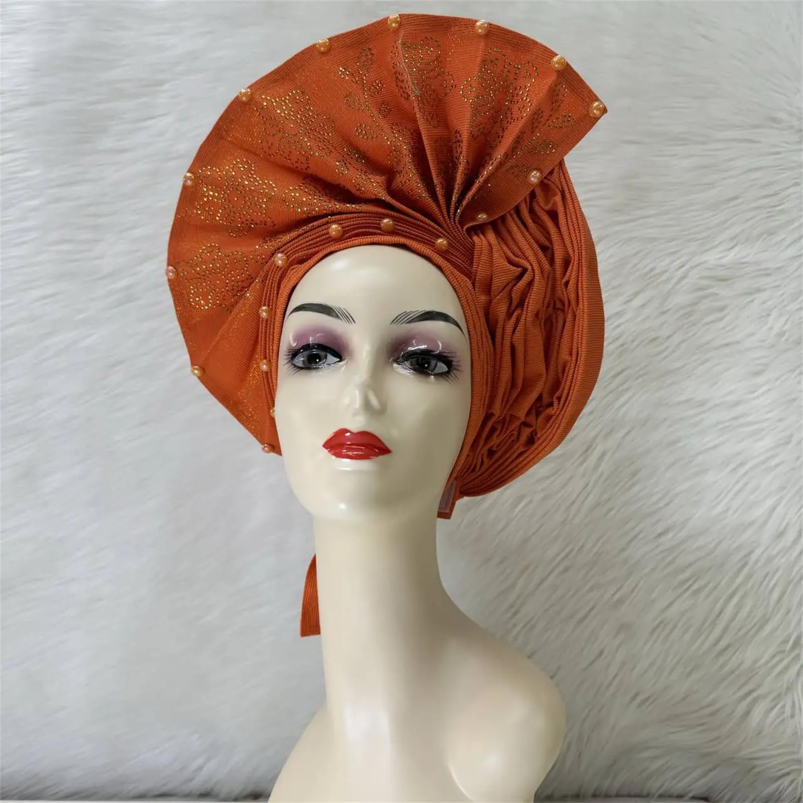 Turbante africano de moda para mujer, turbante para fiesta, turbante africano