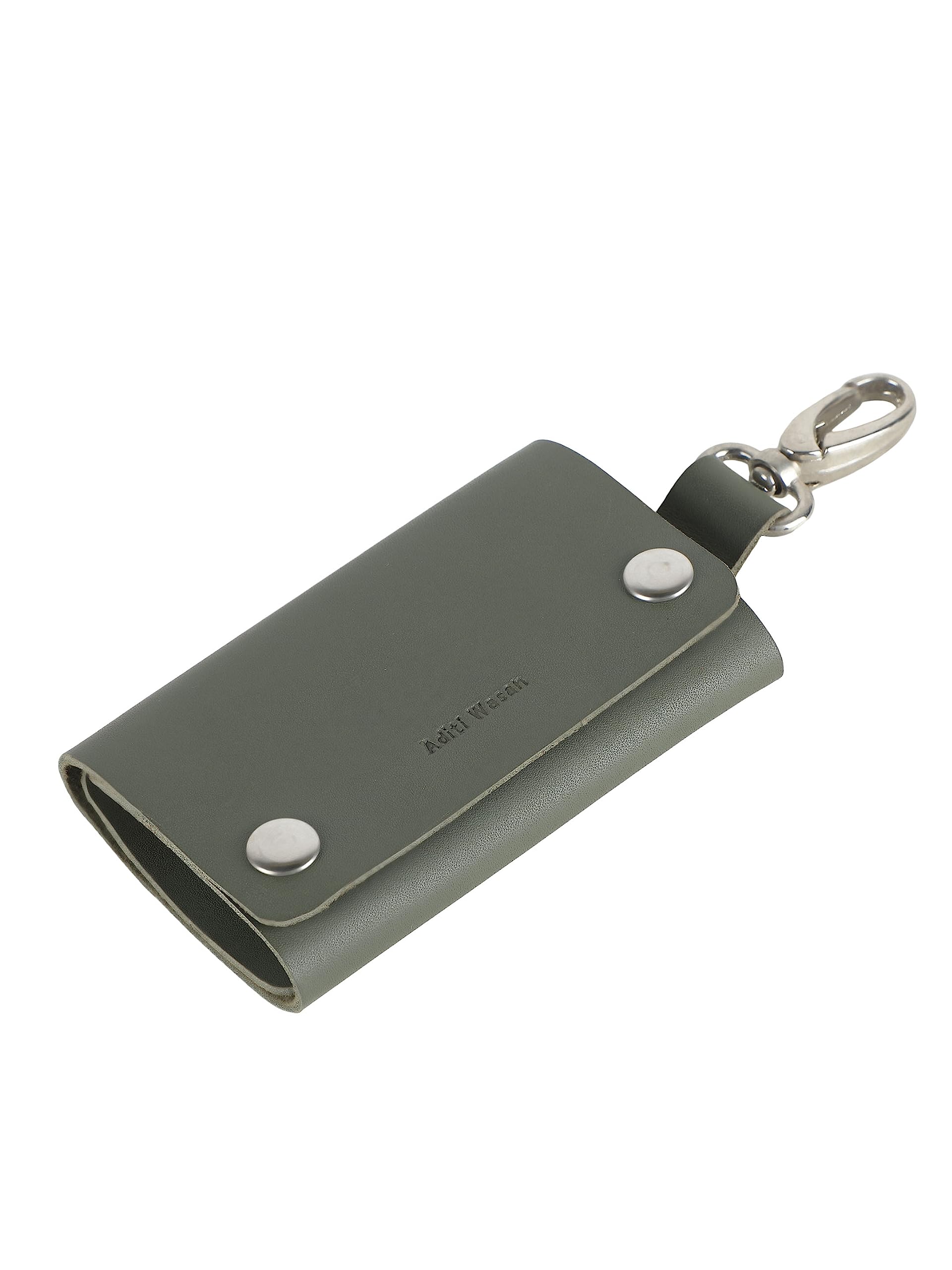 aditi wasan Genuine leather Green key holder-picture-9