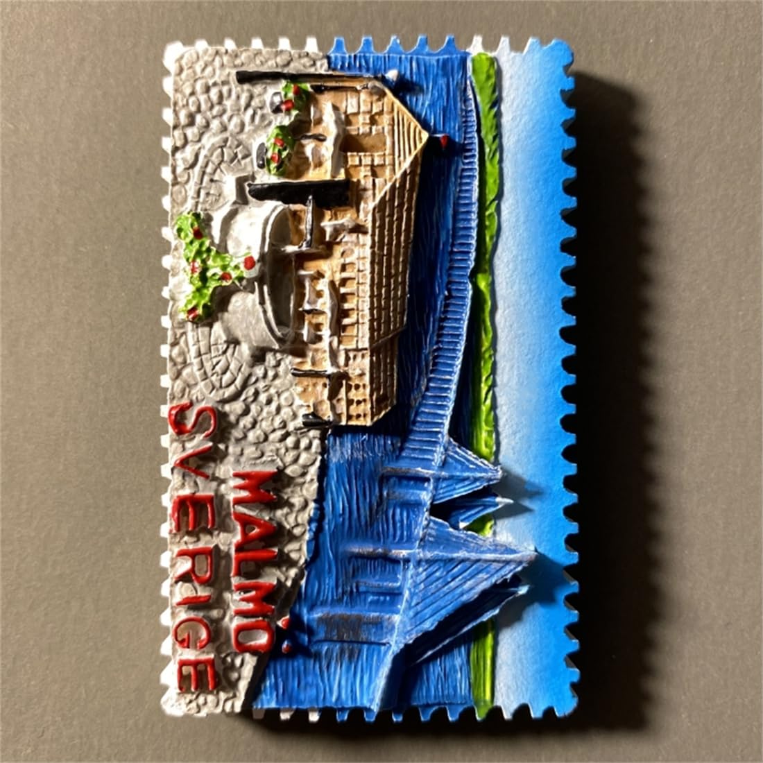 Suecia Recuerdo Turístico 3D Imán De Nevera Hogar Cocina Nevera