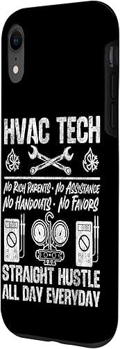 Miniatura 2 de HVAC Technician Tech Vintage HVAC Tech No Rich Parents No Case for iPhone XR