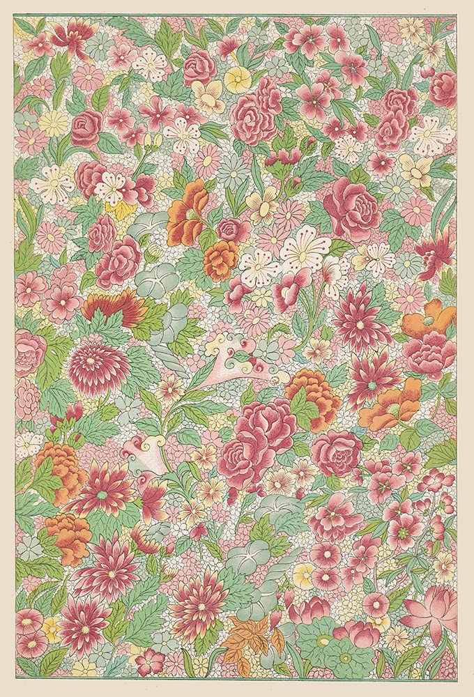 ArtDirect Examples of Chinese Ornament, Pl.77 (1867) 33x48 UnFramed Museum Art Print Poster Ready for Framing by Owen Jones (English, 1809-1874)