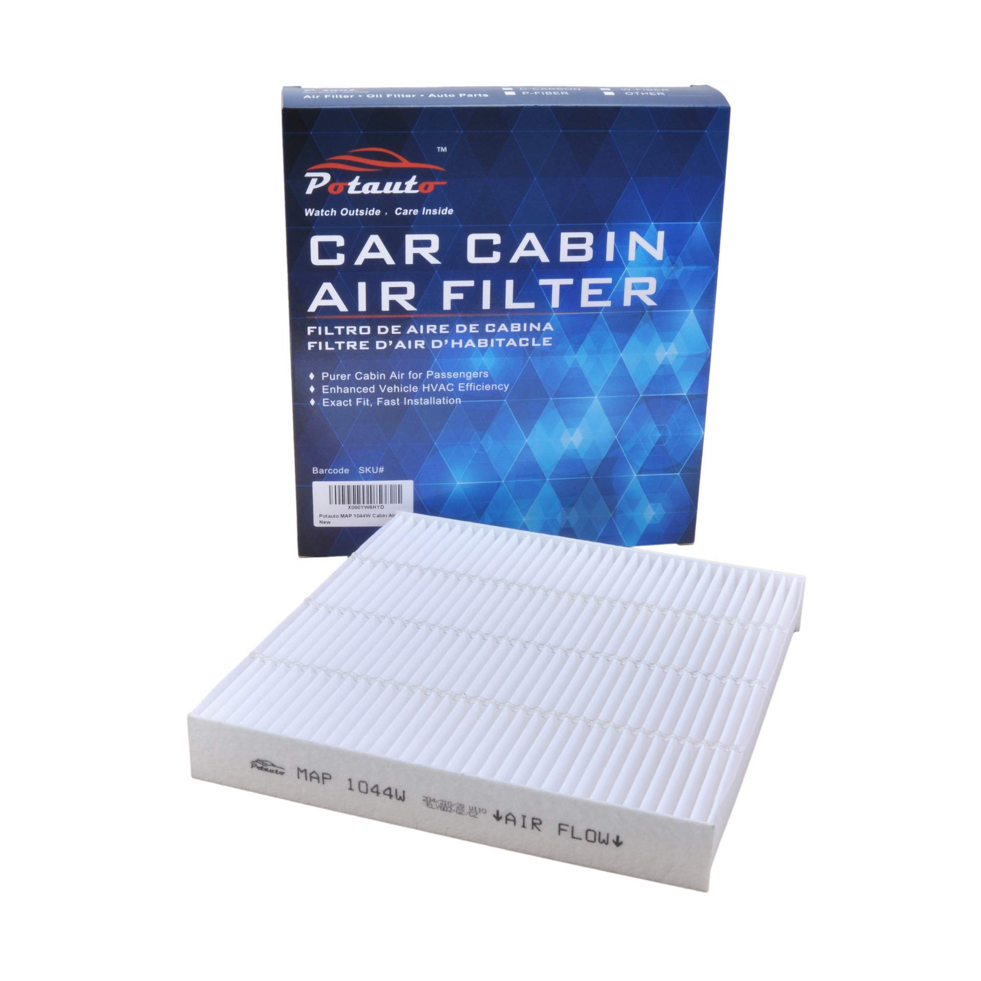 Buy POTAUTO 1044W (CF11182) High Performance Car Cabin Air Filter