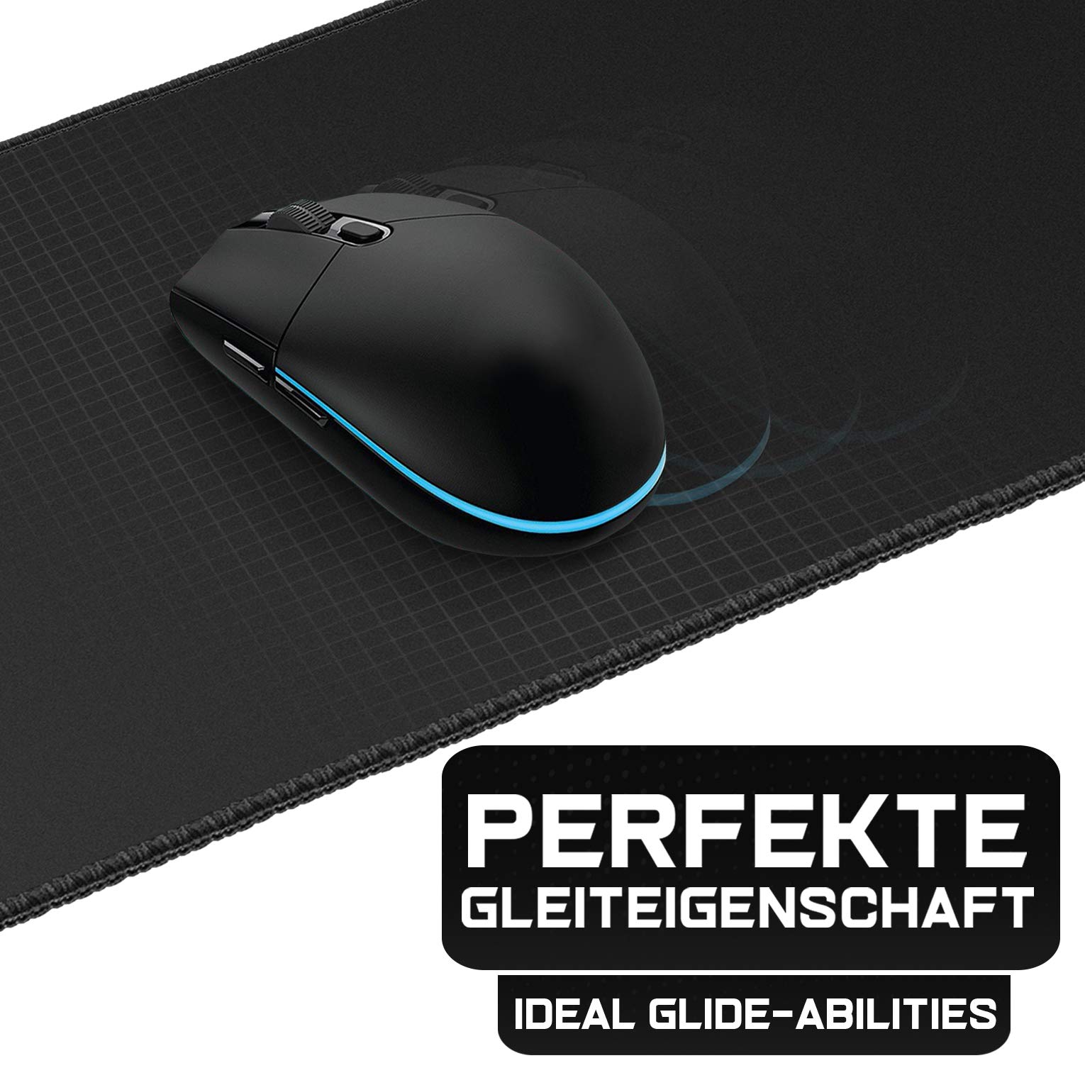 Sidorenko Podkładka pod mysz - 280 x 200 x 2mm - podkładka pod mysz - specjalna powierzchnia poprawia szybkość i precyzję I antypoślizgowa gumowa podstawa powierzchnia I zielona