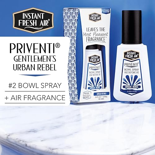 Miniatura 9 de Signature PRIVENTI - Aerosol para inodoro para hombre, aroma urbano rebelde, espray de baño con tecnología Noxban para eliminar olores, tamaño de