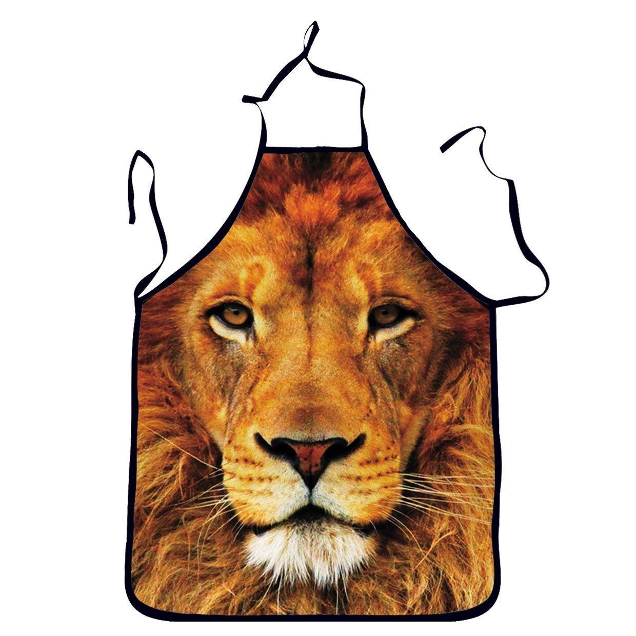 fdgjfghjdfj Wild Lions Aprons For Husband Boyfriend Gift BBQ Picnic Kitchen Cooking Apron