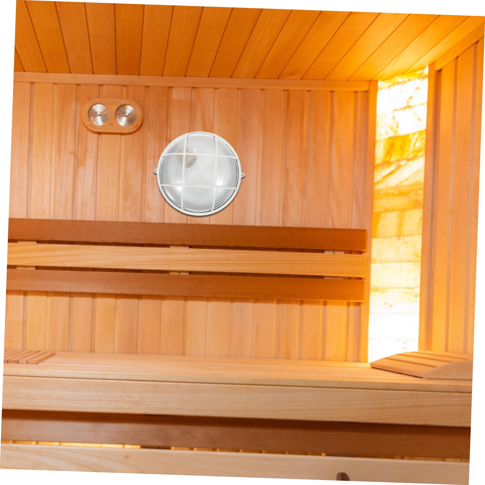 IWOWHERO 1pc Sauna Light Portable Explosion Lighting Fitting for Steam Rooms and Bathrooms Easy to Install and Durable Design