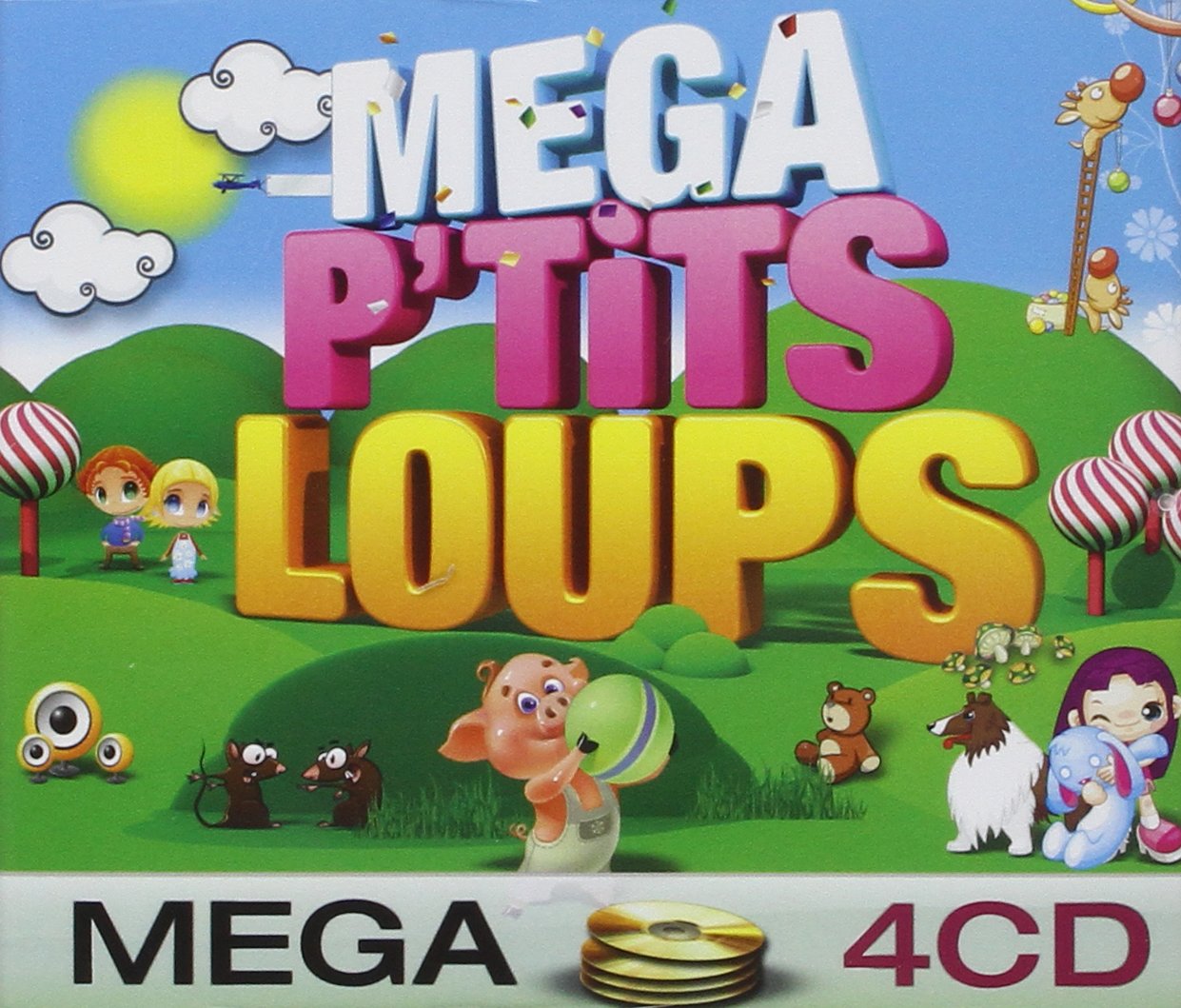 Various [Wagram Music] - Mega P'tits Loups (4 CD) [Audio CD]