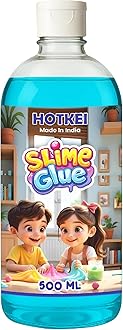 500 ml Blue Slime Glue DIY Magic Jelly Putty Toy for Slime Making Maker kit Set Liquid Gel Games Birthday Gift Toys for Boys Girls Kids for Making Slimes at Home 3 to 10 Years