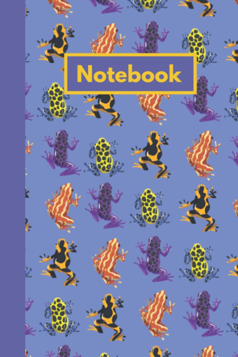 Poison Dart Frog Notebook: Arrow Frog Themed Composition Lined Journal, Ideal for any Poison Dart Frog Hobbyists or Amphibian Lover. (Can be Used as a Dendrobatidae Log)