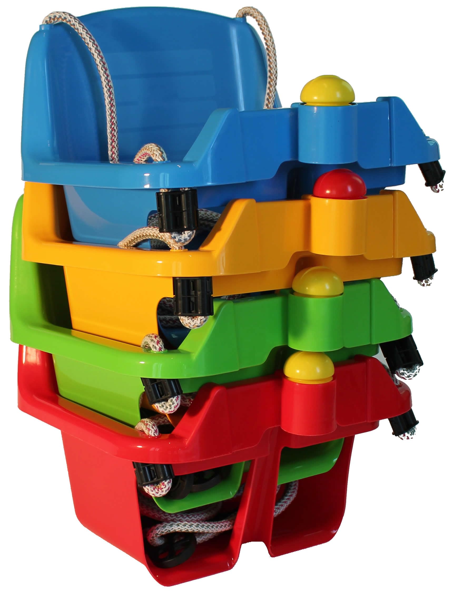 Babyschaukel Schaukelsitz Kinderschaukel mit Hupe Kunststoff Swing grün