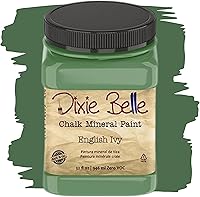 Vista 174 de Dixie Belle Paint Company - Pintura con acabado de tiza para muebles, color blanco lino (Drop Cloth), 8 fl oz, pintura mineral color blanco lino mate