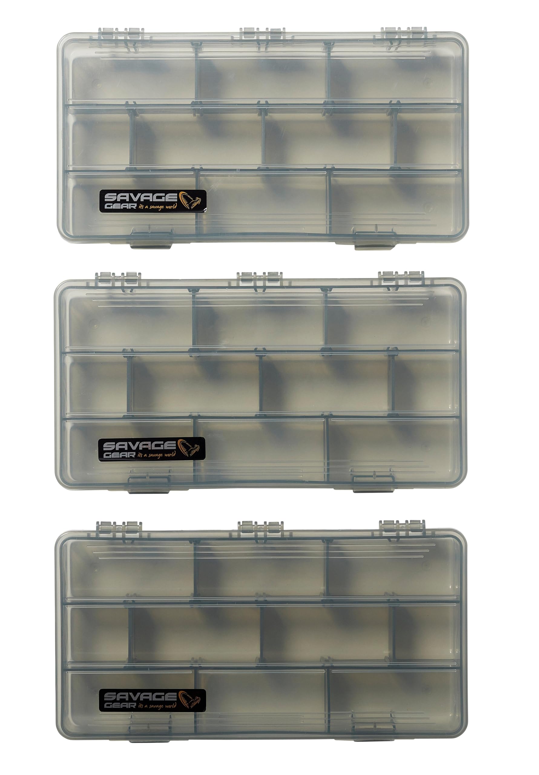Savage Gear System Box Tasche - Leichte Umhängetasche für Mobile Angler - Inklusive 3 Köderboxen, ergonomischem