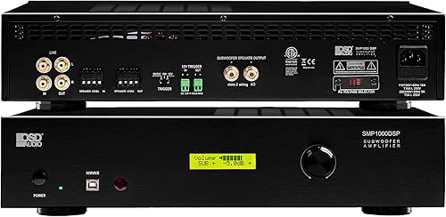 Miniatura 7 de OSD Audio Amplificador de subwoofer digital clase D SMP300 nominal a 500 W máx