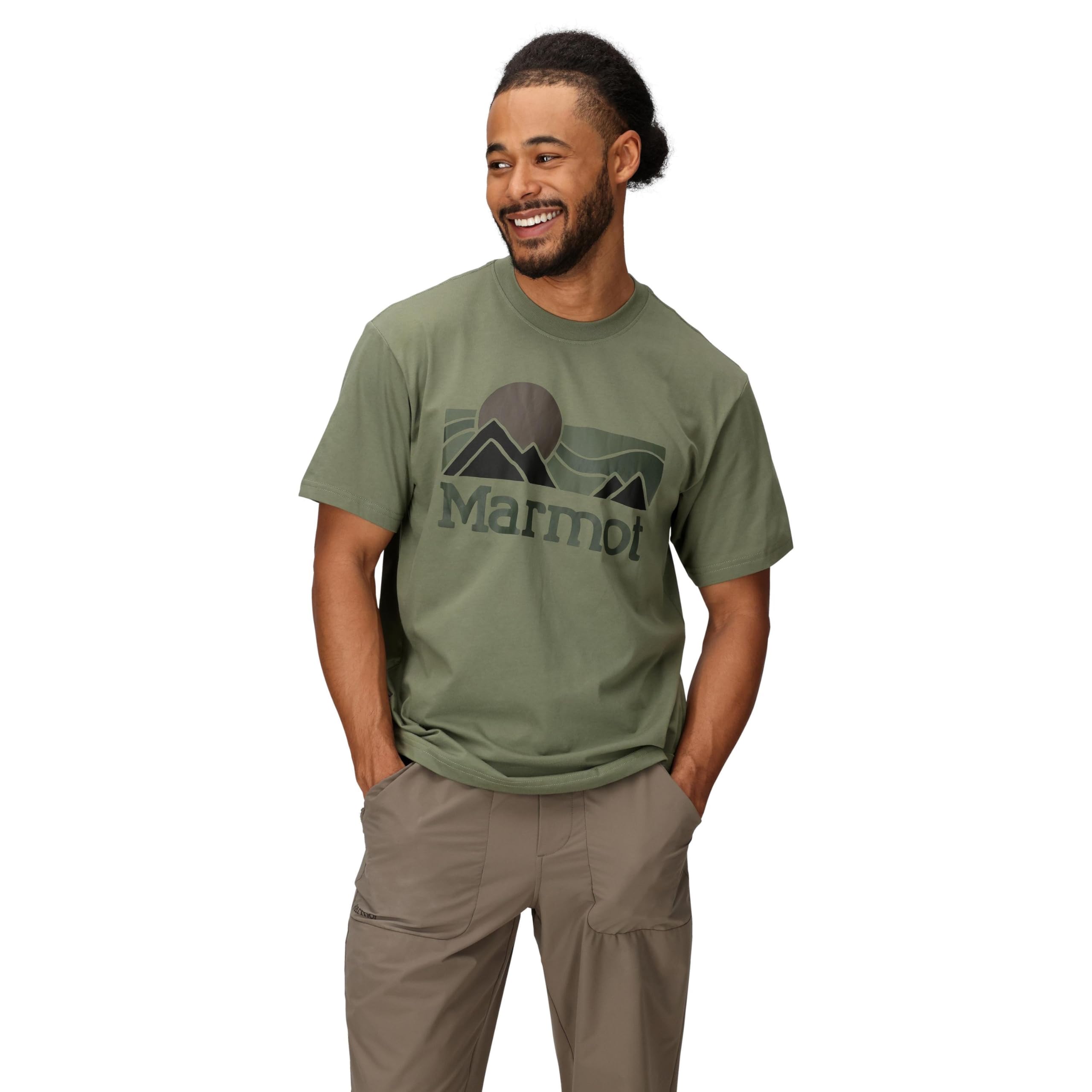 MARMOT Coastal Tee SS T-Shirt outdoor-ready Olive Grove M