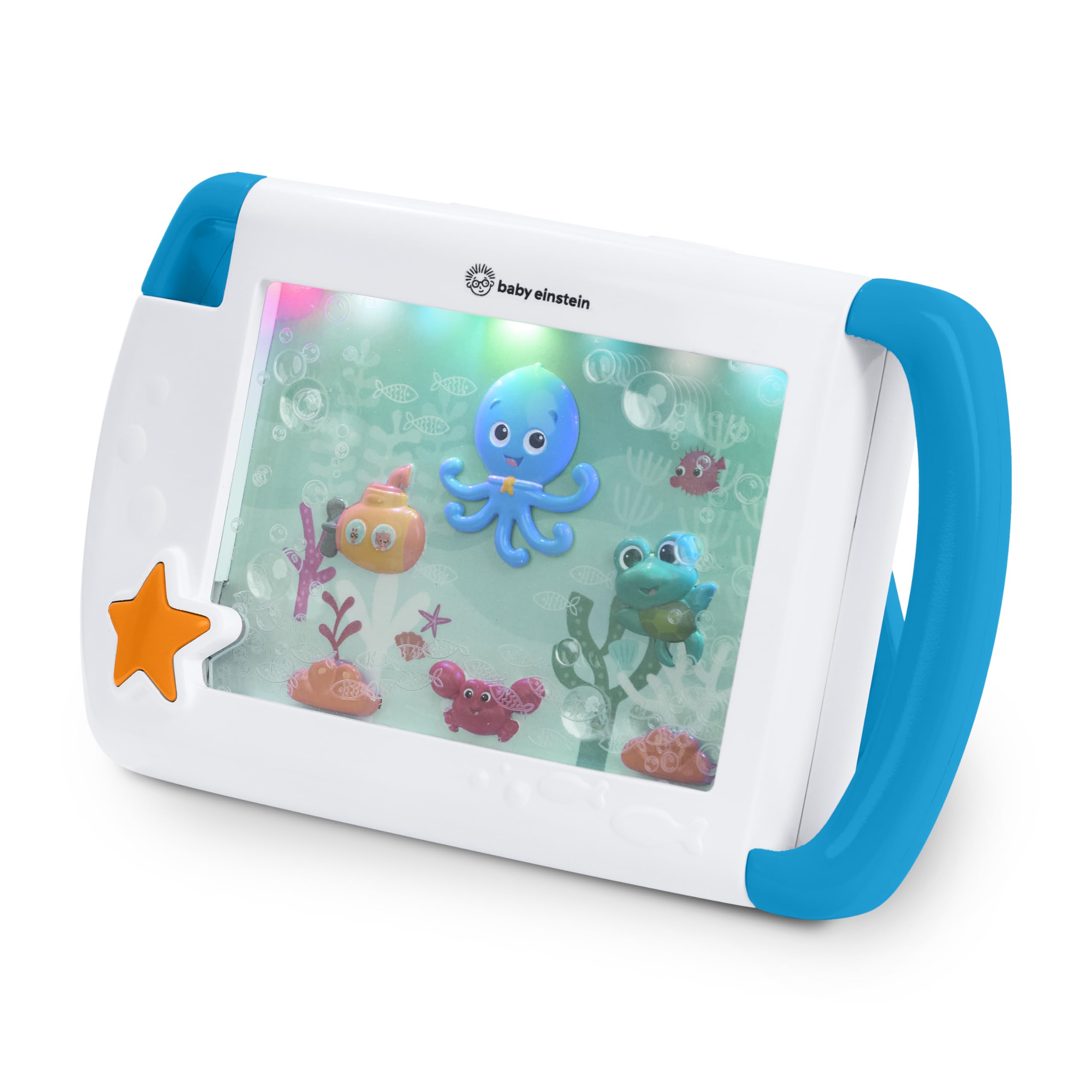 Baby Einstein On-The-Go Sea Dreams Soother, Portable Baby White Noise Machine with Calming Music & Lights