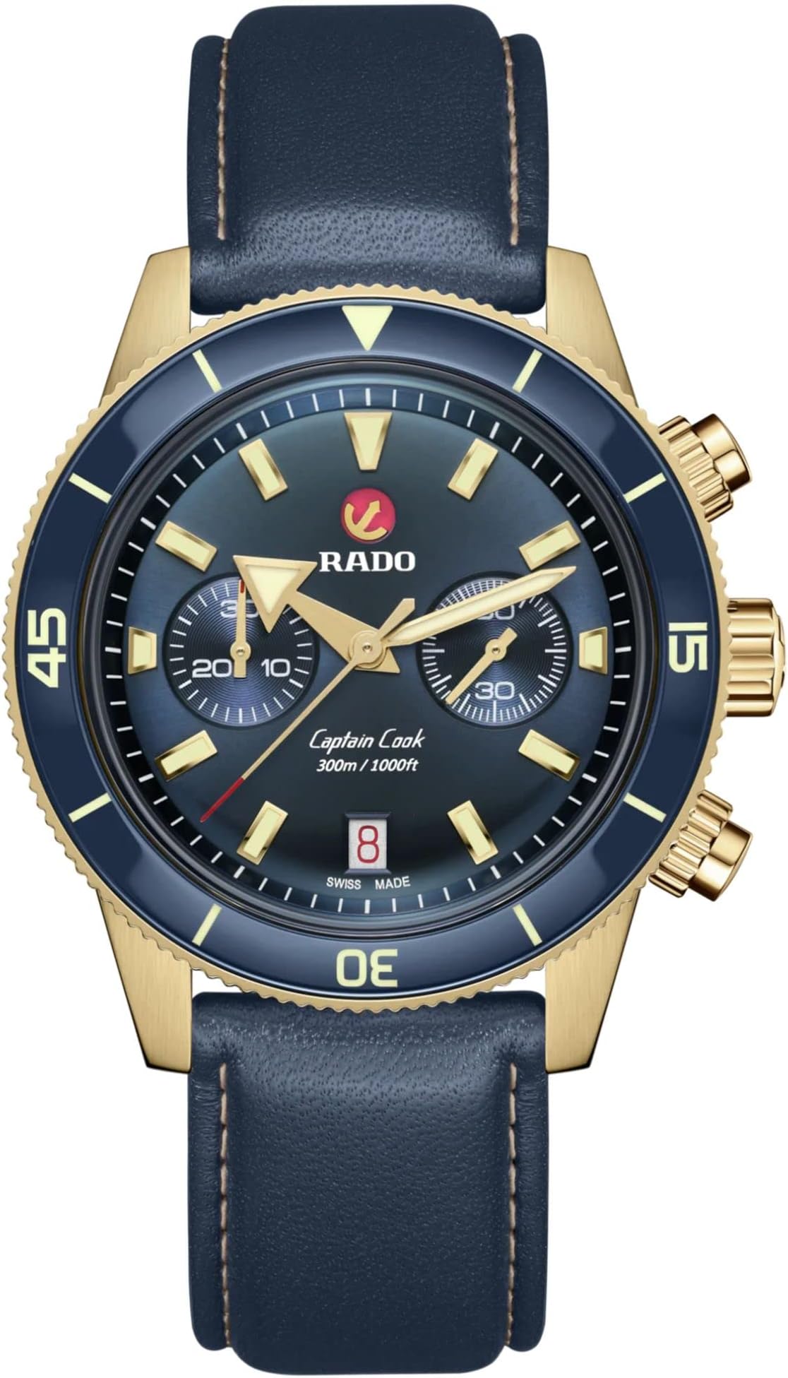 Men's Captain Cook Automatic Watch, Blue