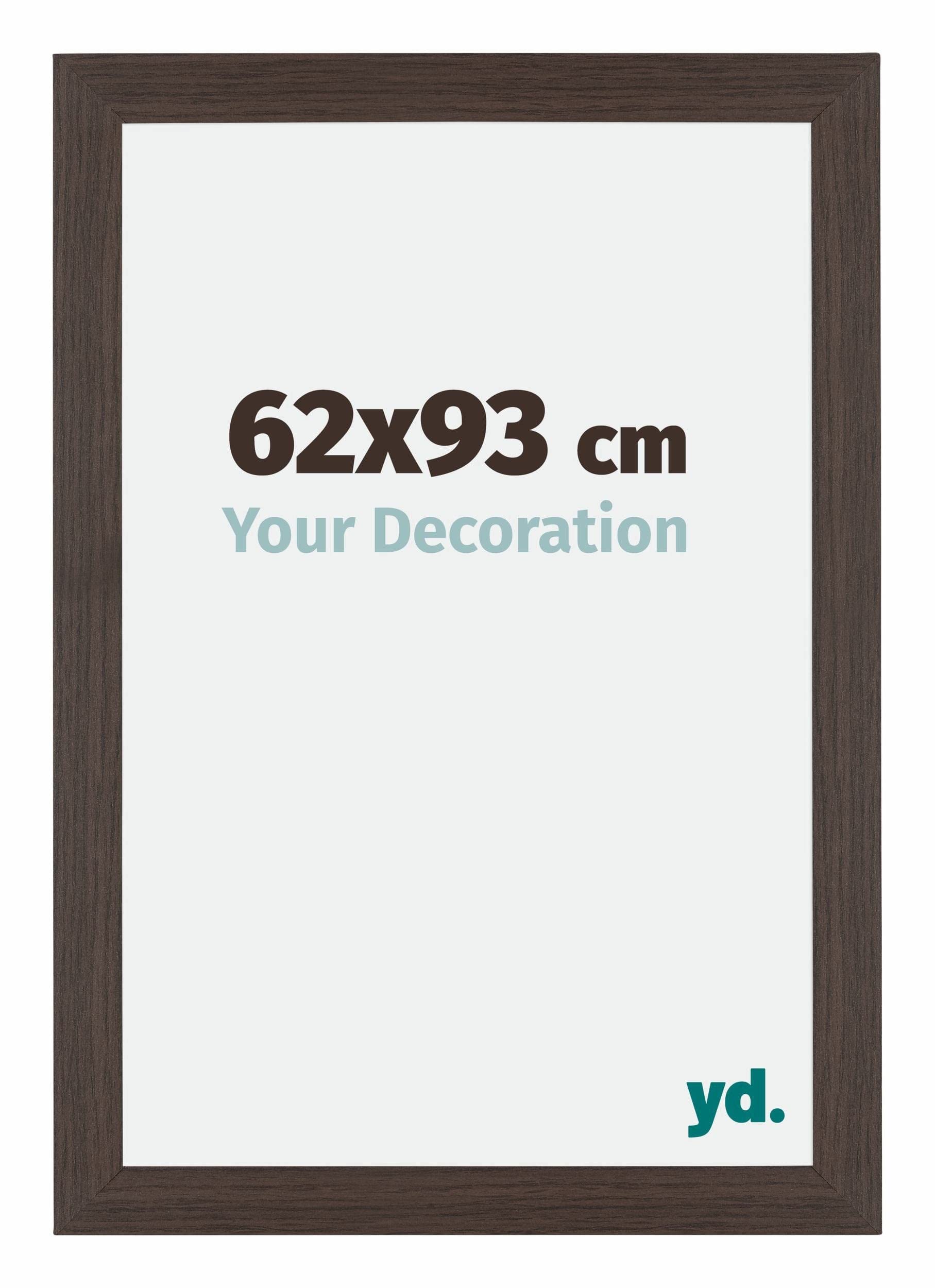 Your Decoration - Picture Frame 62x93 cm - Oak Dark - Decorative Wall Frame in MDF with Antireflection - Frame 62x93 - Mura — image 1