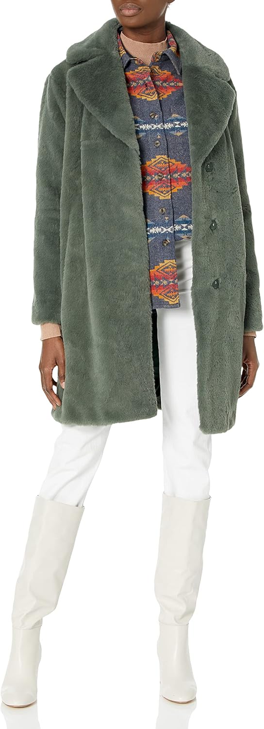 Velvet by Graham & Spencer Women's Evalyn Lux Fur Coat