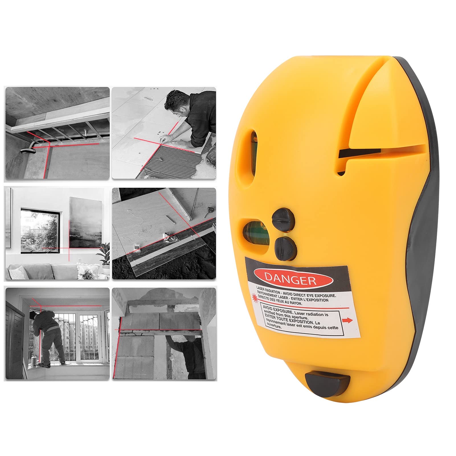 Livello Laser 3V - Strumento Di Misurazione Per Linee Orizzontali E Verticali A 90° | Precisione 0,01 - Foto 10