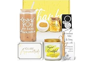 Thank You Gift Baskets for Women, 7Pcs Employee Appreciation Gifts for Coworkers,...