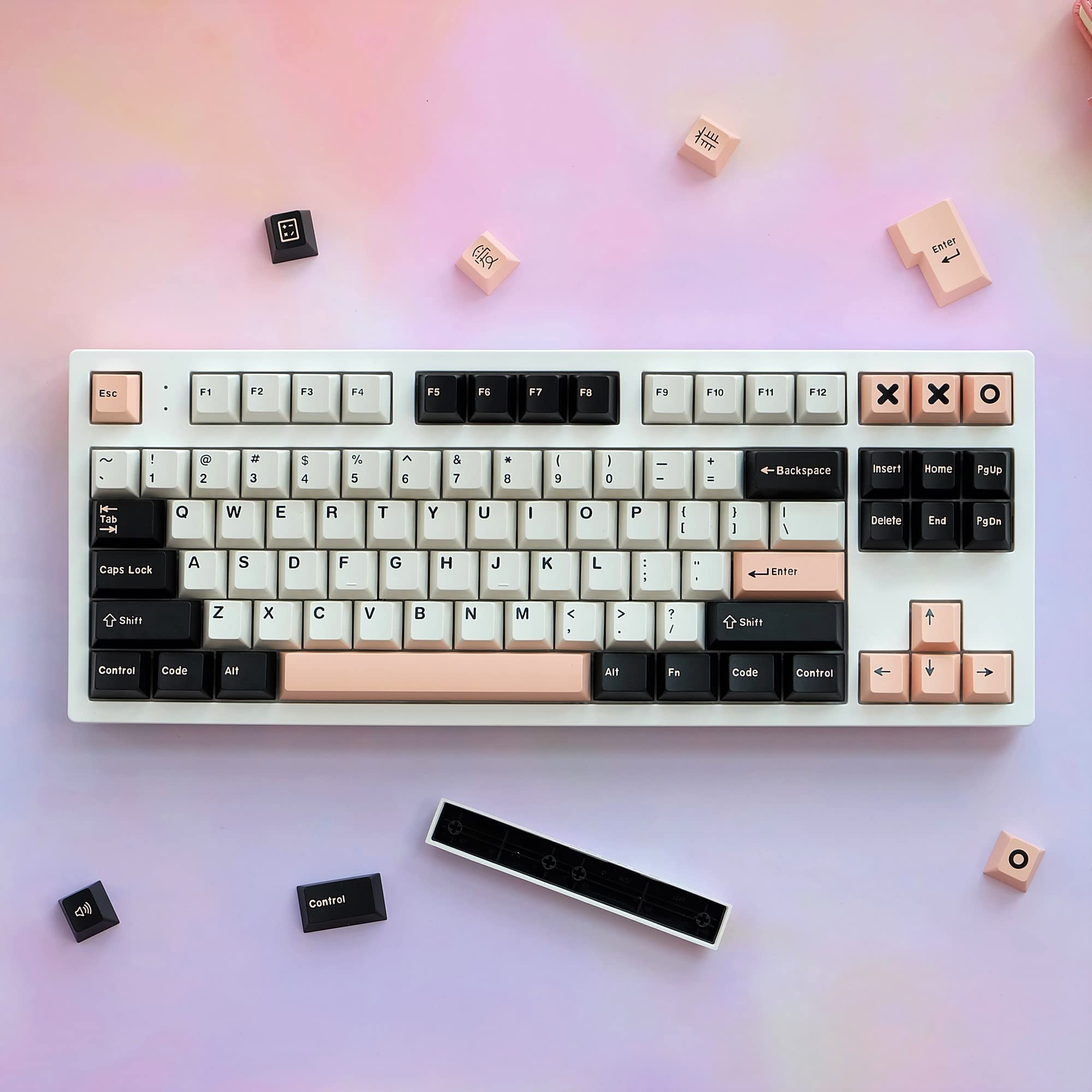 Buy TOKEY Double Shot PBT Cherry Profile 173 Keys Keycaps ANSI & ISO