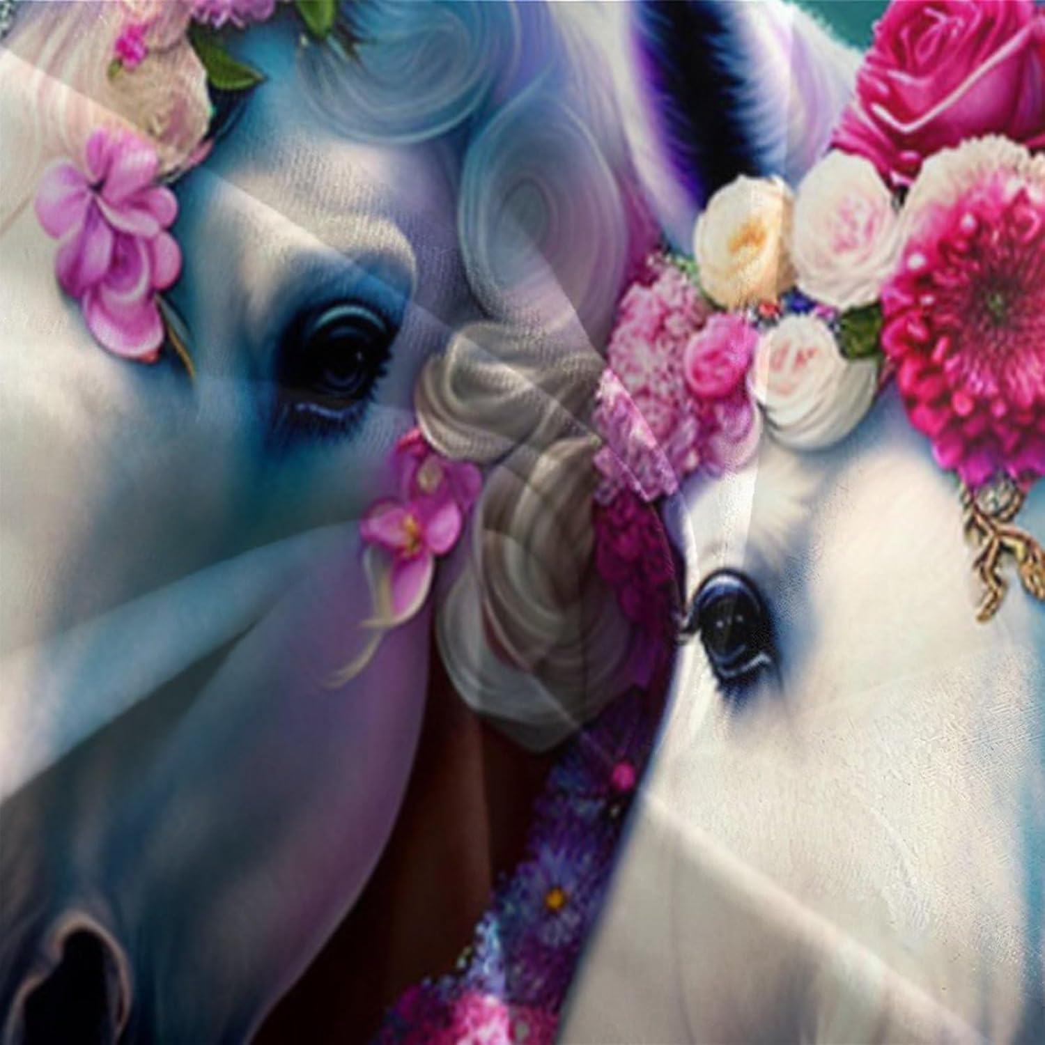 Colorful Animals Three Piece Suit Cartoon Quilt Cover Set - Super Soft Bedding Set for Kids with Pillowcase - Lightweight and Breathable Microfiber Bed Linens