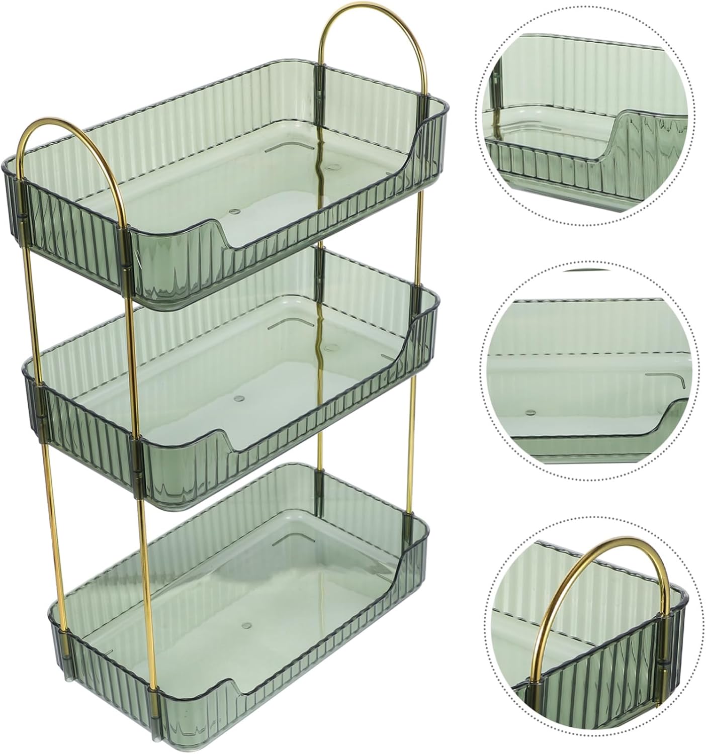 Bathroom Sink Organizer Countertop Storage Shelf Makeup Organizer for Vanity