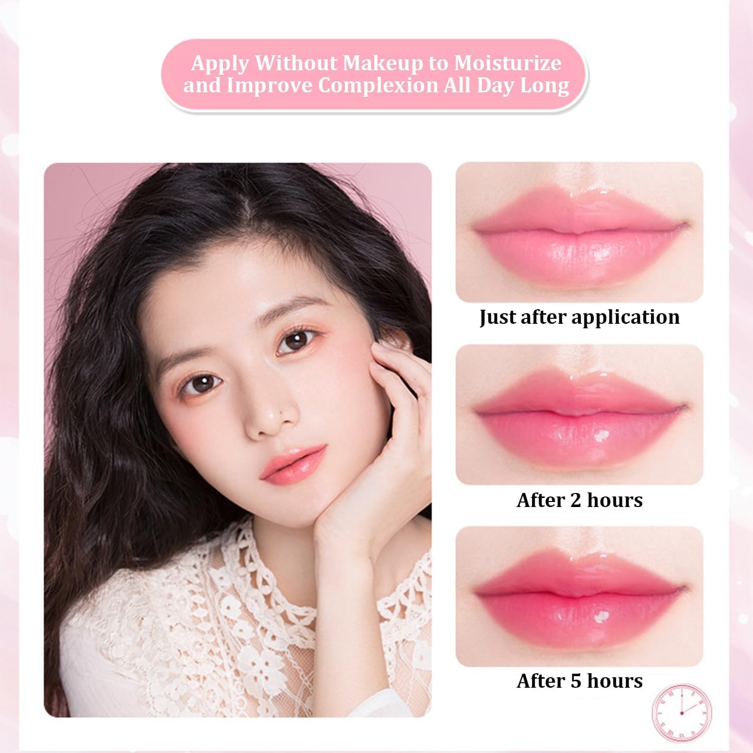 3Pcs Colour Changing Lipstick, Fruit Lip Balm Moroccan Colour Changing Lipstick - Image 2