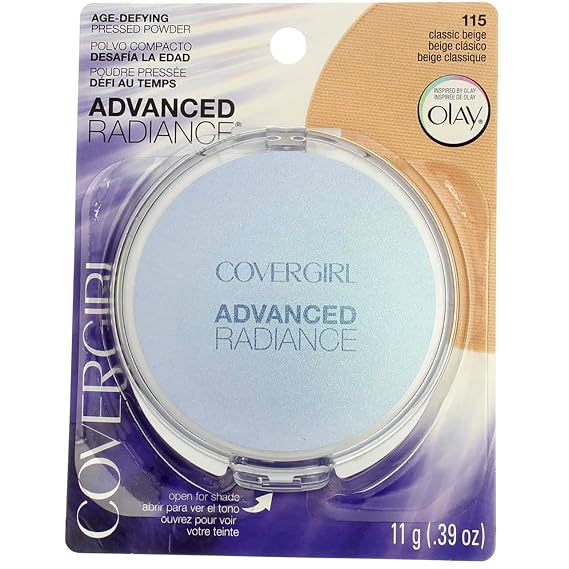 CoverGirl Advanced Radiance Age Defying Pressed Powder - Classic Beige (115) - 2 pk