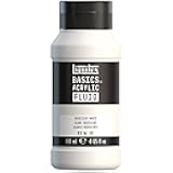 Liquitex BASICS Acrylic Fluid Paint, 118ml (4-oz) Bottle, Iridescent White