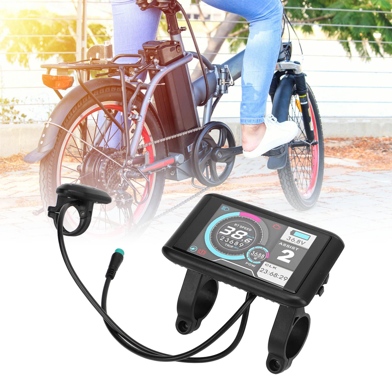 Display LCD TFT Per Bici Elettrica TFT-UKC1 - Protocollo UART26832