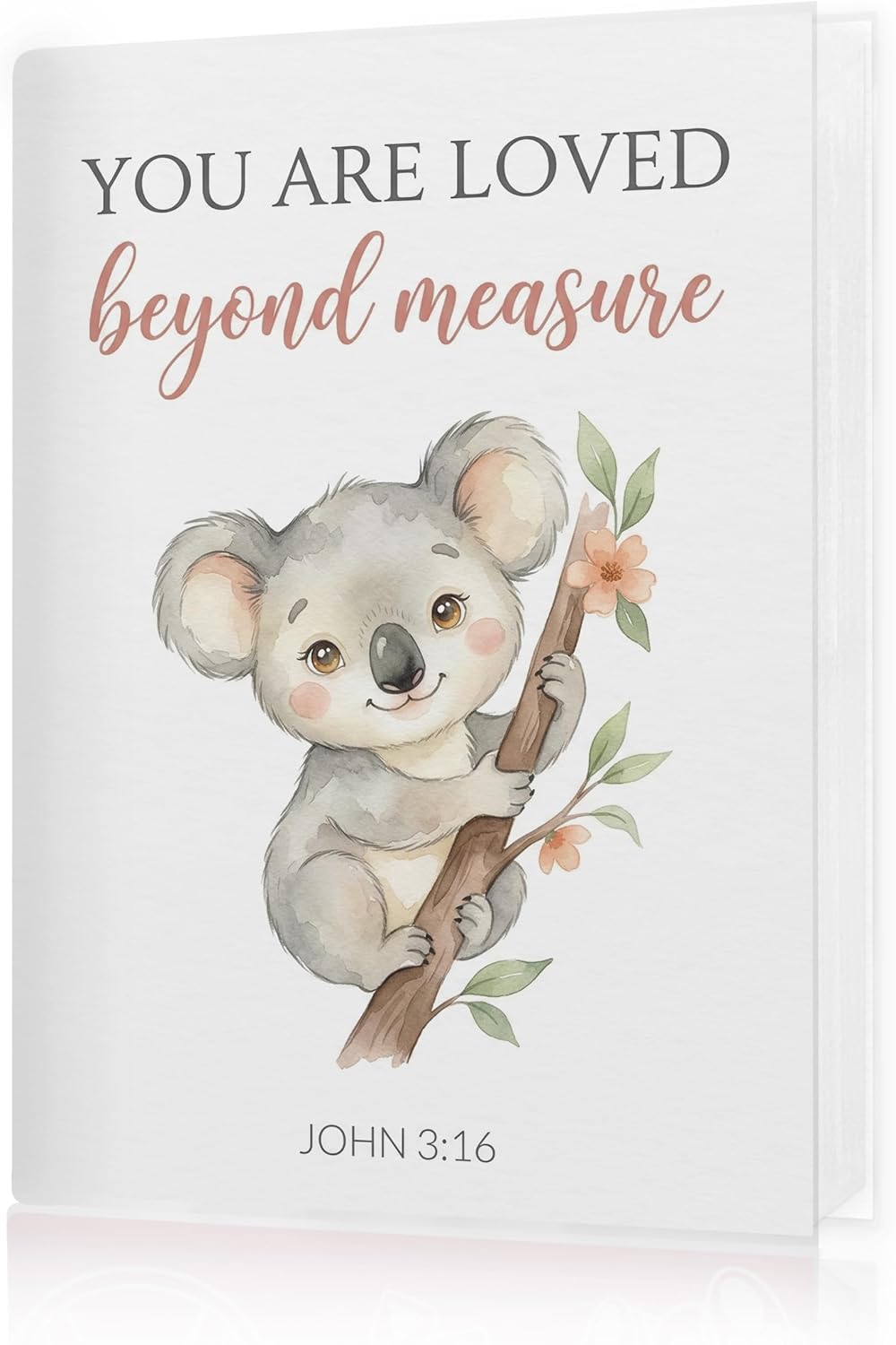 Baby Photo Album 4x6, Cute Koala Christian Baby Boy Girl Toddler Photo Album Memory Book Keepsake with 18 Pockets Hold 36 Pictures for Babies Shower Newborns Family