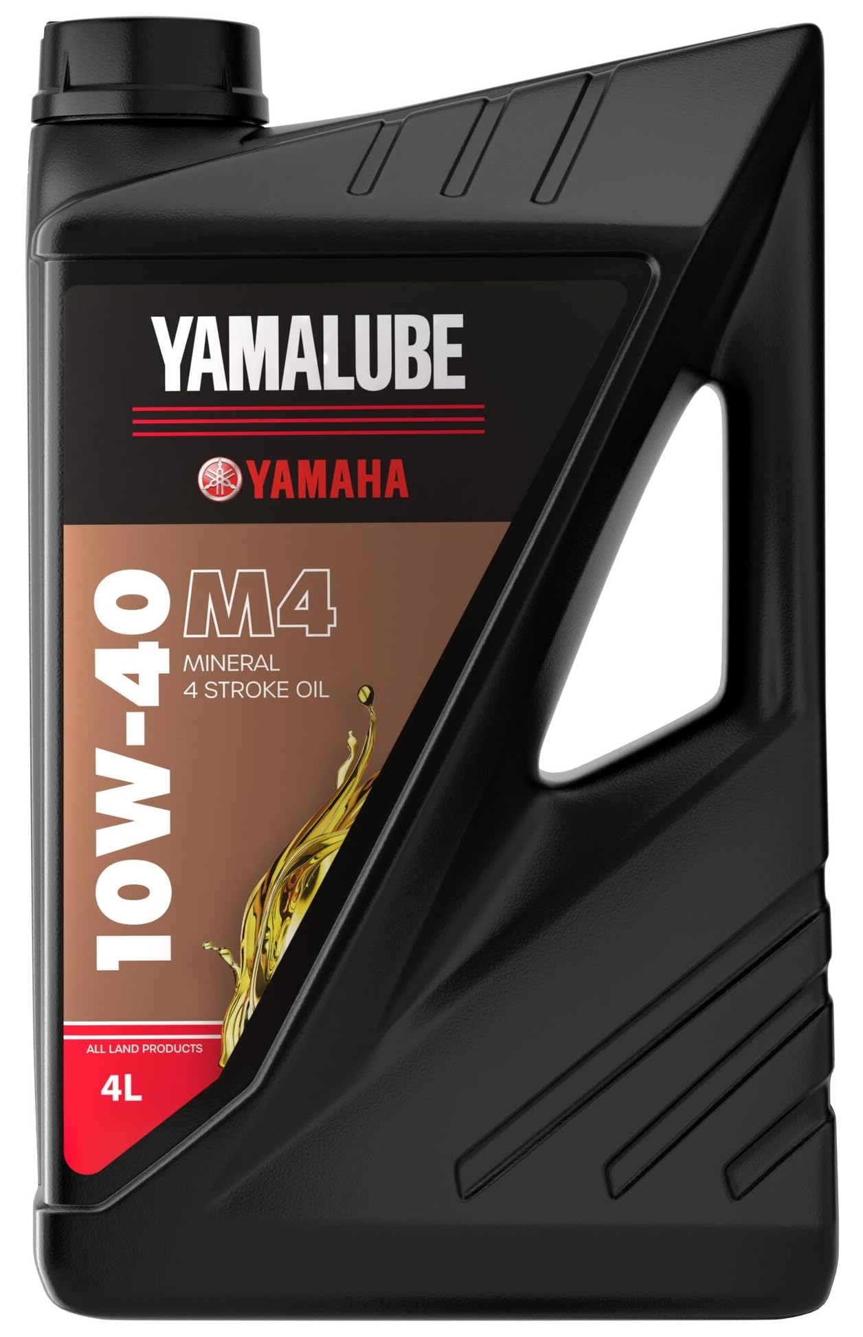 Yamalube Olio motore 4 tempi 4-M 10W40 4L YMD-650310403 (etichetta in lingua italiana non garantita)