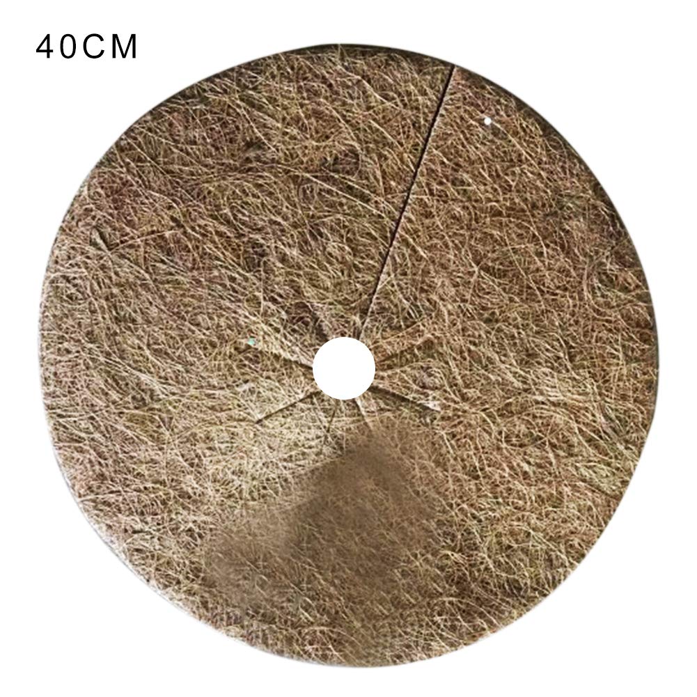 Kokos Mulchscheiben 10 Stück für Topfpflanzen – Frostschutz & Winterschutz Abdeckung, 40 cm Kokosmatten Pflanzenschutz für Garten, Winter Kokos Kübelabdeckung