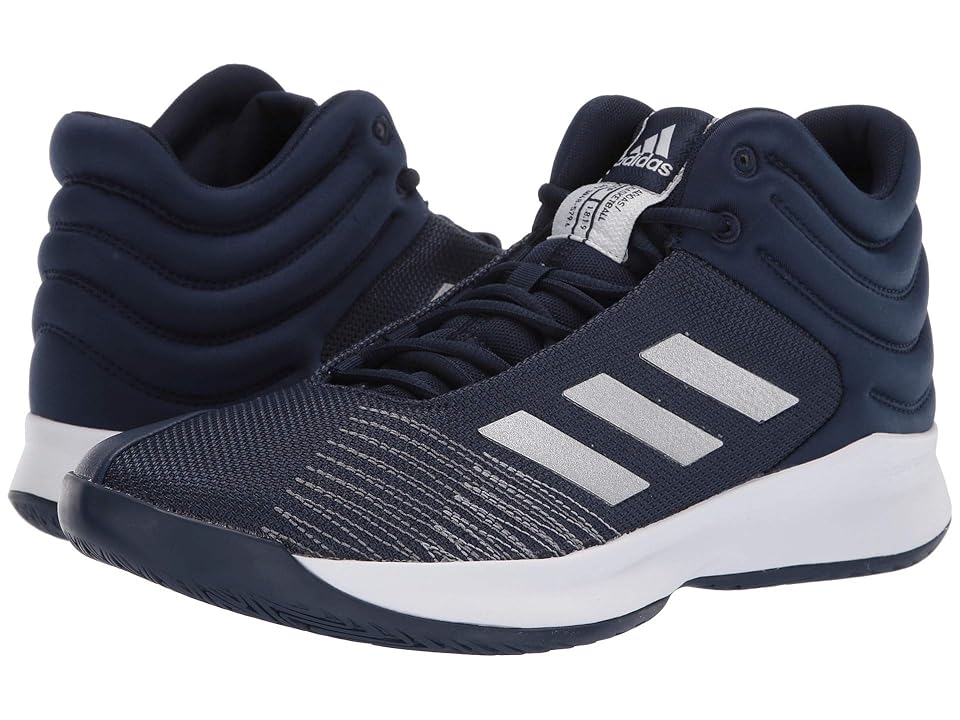 

adidas Pro Spark 2018 (Collegiate Navy/Silver Metallic/Footwear White) Men's Shoes