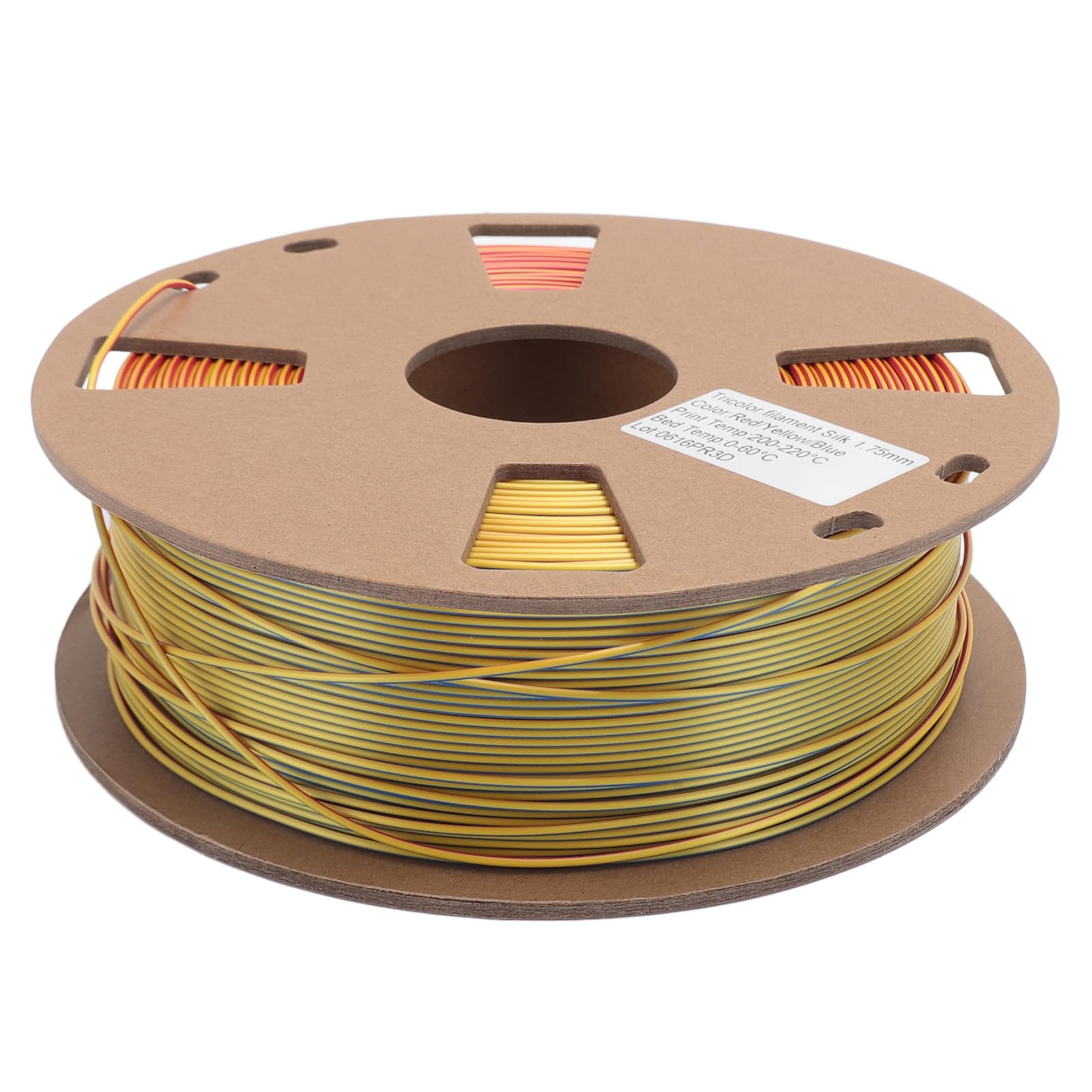 Ejoyous Filamento PLA para Impresora 3D, Colores Triples, 1.75mm