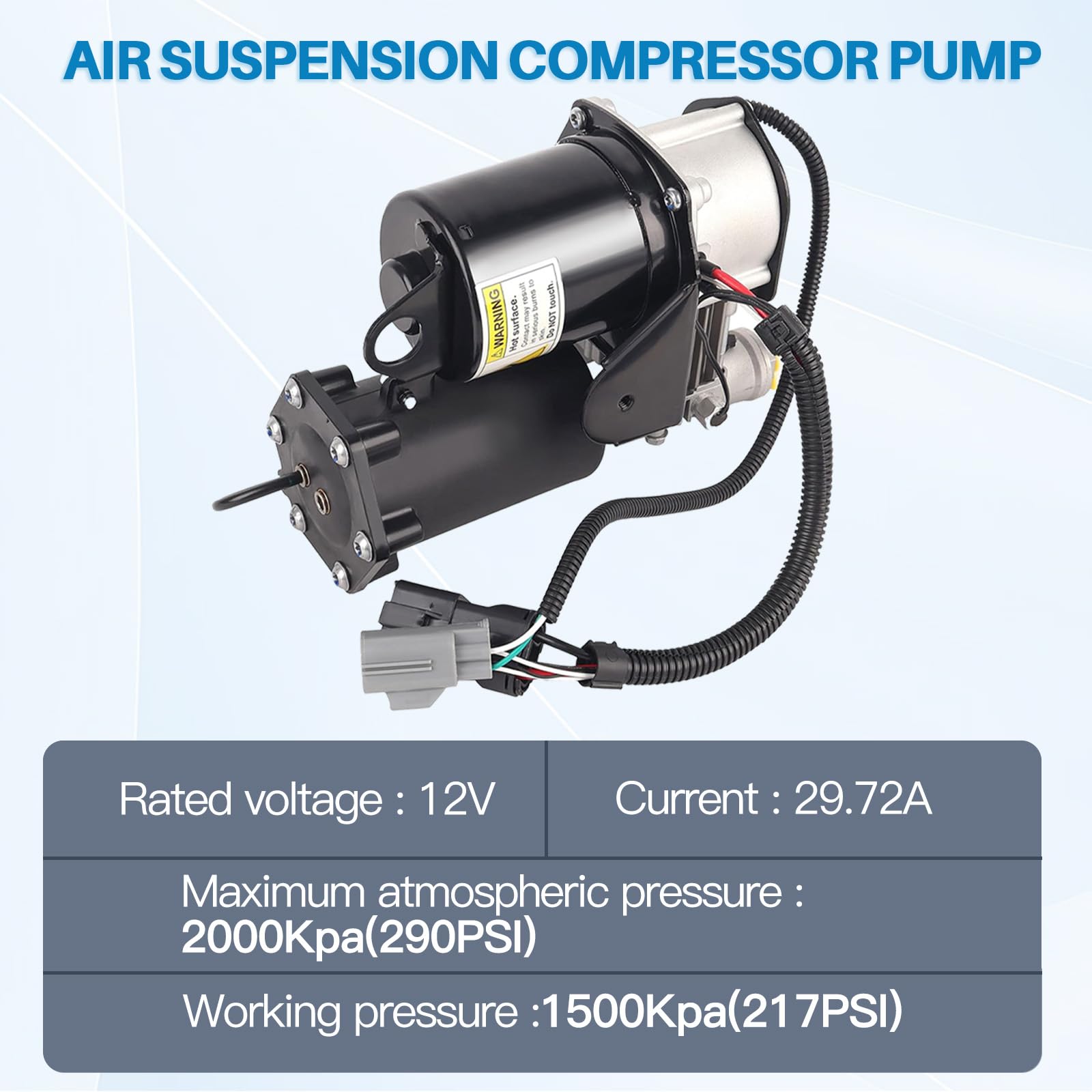 Sospensione pneumatica pompa compressore e relè compressore pompa di ricambio per Discovery III L319 2004-2009 Sport L320 2005-2013 Discovery IV 2009-2018 numero di parte LR023964 LR015303