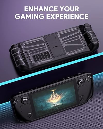 Miniatura 2 de Anywest Protective Case for Steam Deck, TPU and PC Protective Cover Case with Adjustable Kickstand, Four-Angle Stand Base Protector, Non-Slip,