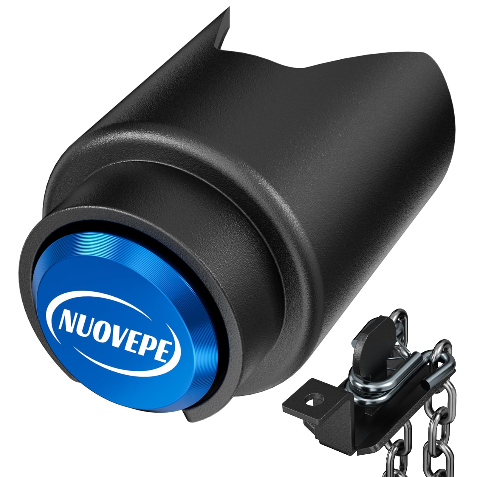 Photo 1 of NUOVEPE 2 Inch Trailer Hitch Lock Secures Coupler & Safety Chains