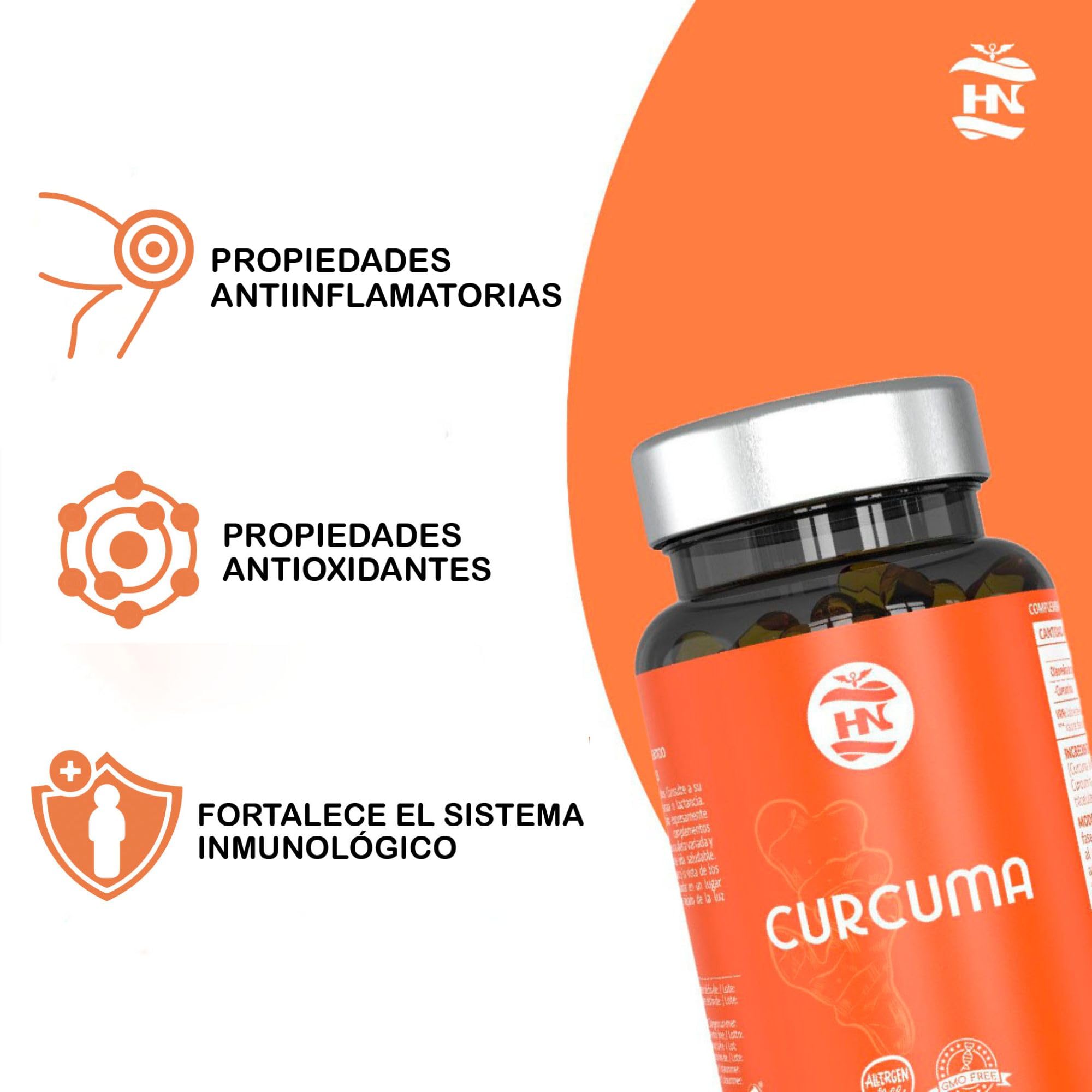 Curcuma en Capsulas líquida de 575 mg. 90 Cápsulas de Curcumina Micelada de Absorción Inmediata, Capsulas de Curcuma Liposomada, sin Pimienta Negra y Jenjibre