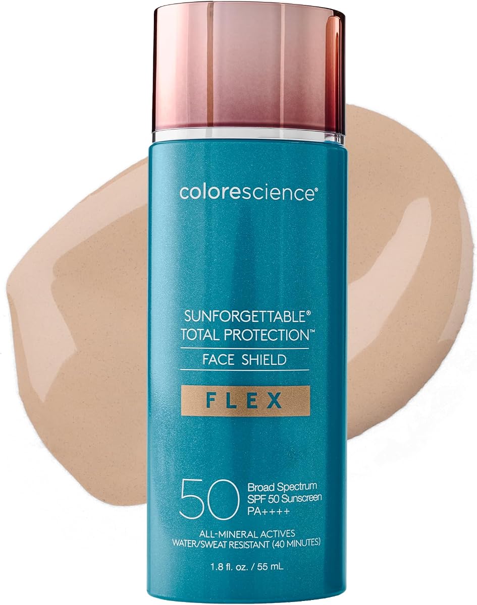 FLEX Tinted Mineral Sunscreen SPF, Tone-Adapting Buildable Coverage with Zinc Oxide