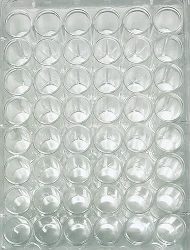 Placa de cultivo de tejido plano estéril no tratada de 48 pozos con tapa (50/caja)