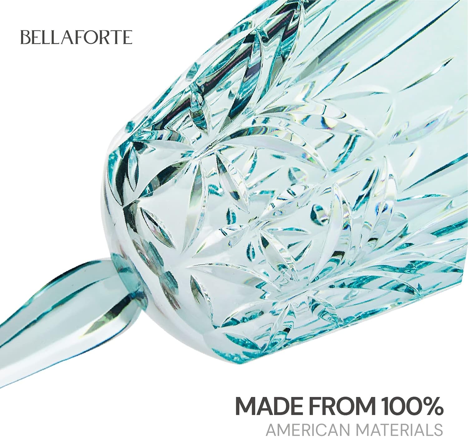 BELLAFORTE Shatterproof Tritan Wine Glass, Set of 4, 10oz - Myrtle Beach Plastic Wine Glasses - Unbreakable Wine Goblets for Indoor and Outdoor Use - BPA Free - Dishwasher Safe - Teal - Image 5